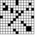 Cruciverba 13x13 schema 43