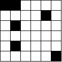 Cruciverba 6x6 schema 2