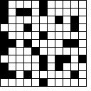 Cruciverba bifrontali 11x11 schema 19