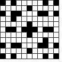 Cruciverba bifrontali 11x11 schema 43