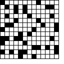 Cruciverba bifrontali 13x13 schema 2