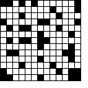 Cruciverba bifrontali 13x13 schema 6
