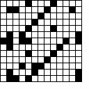 Cruciverba bifrontali 13x13 schema 25