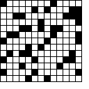 Cruciverba bifrontali 13x13 schema 26
