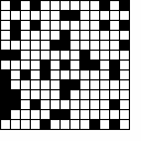 Cruciverba bifrontali 13x13 schema 36